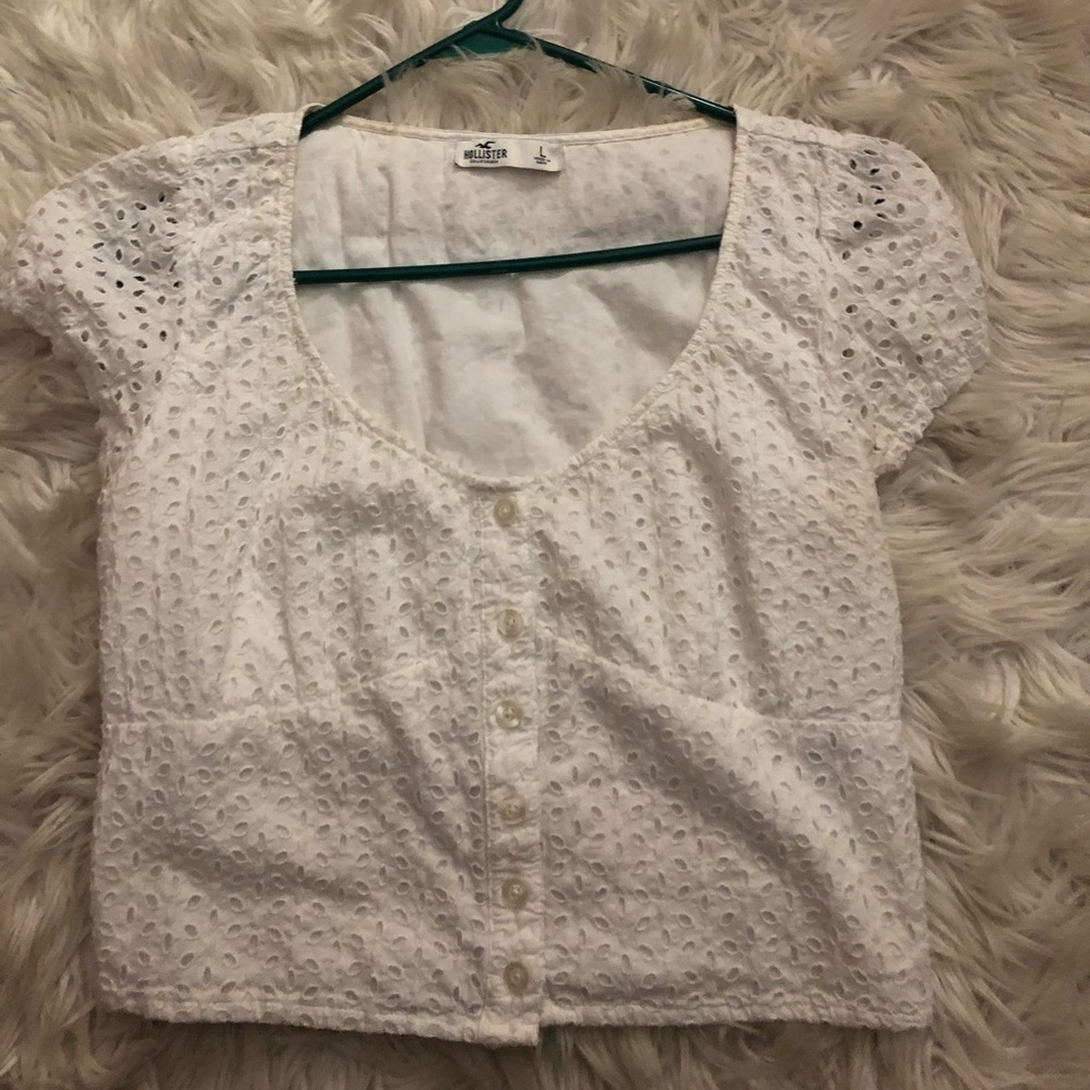 White Crop Top